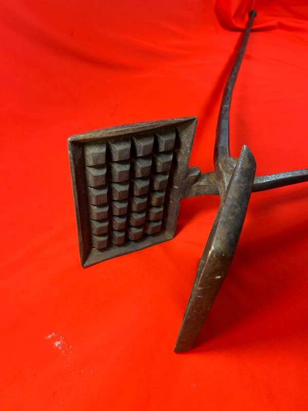 Vintage Cast Iron Waffle Pan