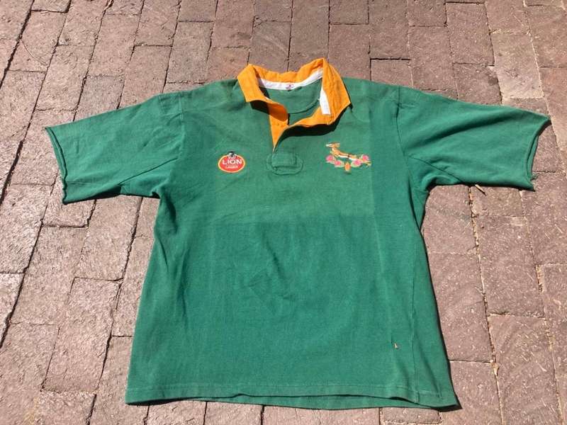 Springbok Rugby Players Jersey: Os du Randt no 1 ( 1994)