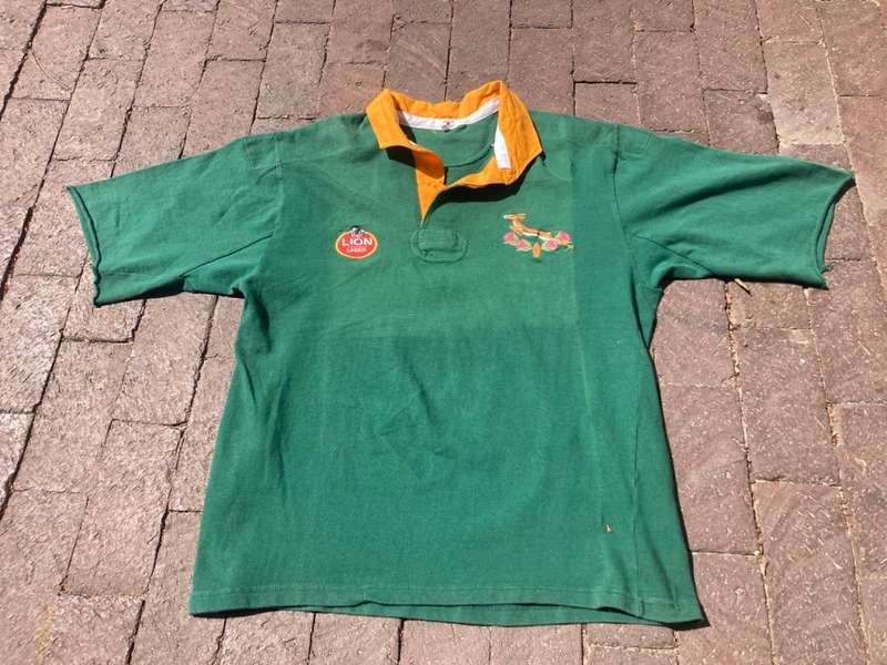 Springbok Rugby Players Jersey: Os du Randt no 1 ( 1994)