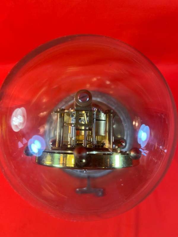 German Kundo Clock with Glass Dome ( Working )