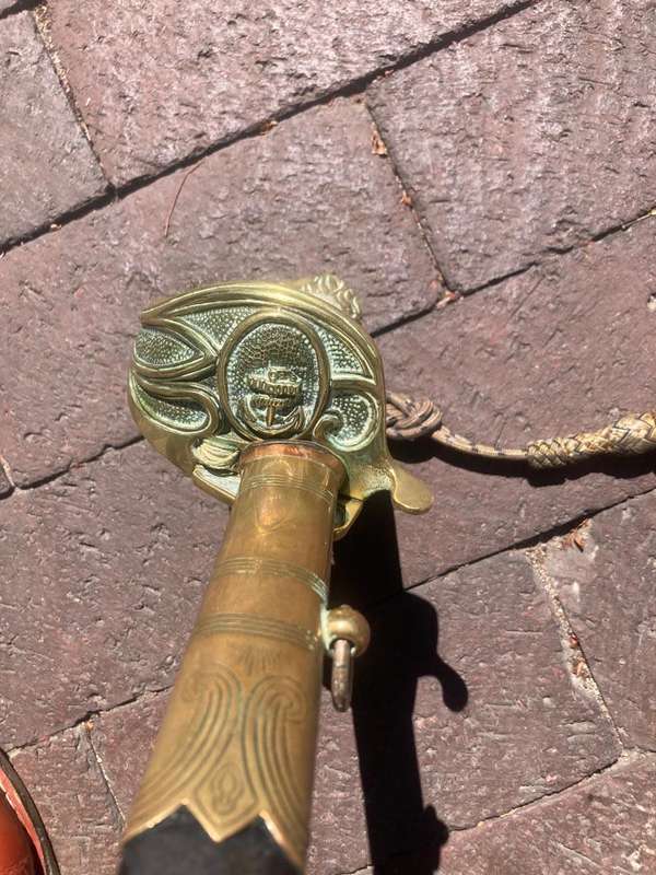 British Naval Sword blade by Grieves ( 95 cm )