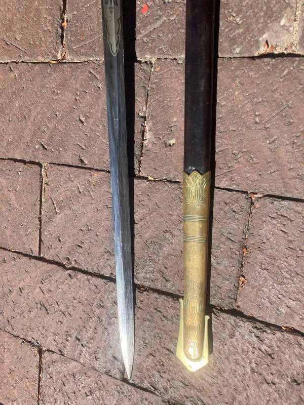 British Naval Sword blade by Grieves ( 95 cm )