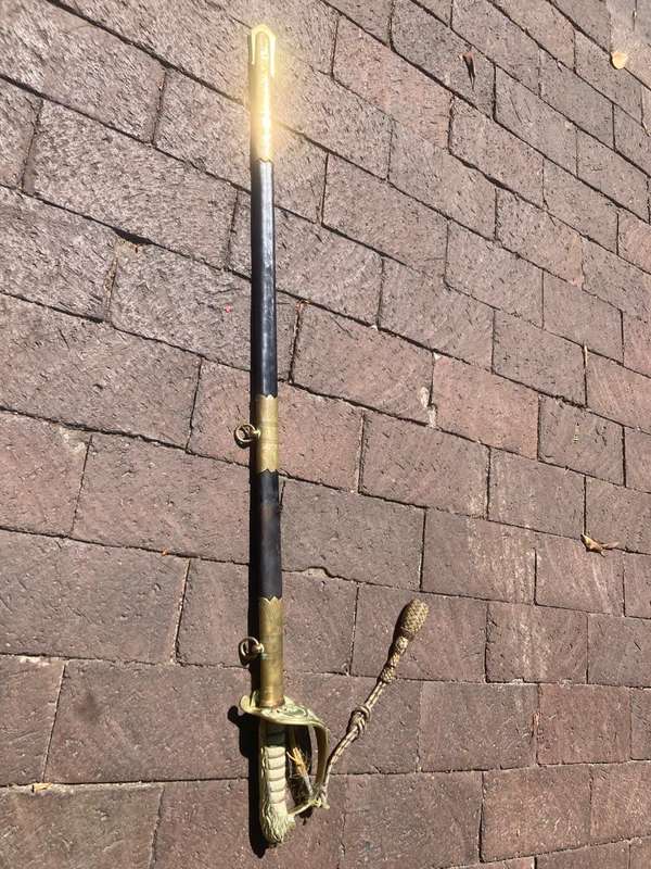 British Naval Sword blade by Grieves ( 95 cm )