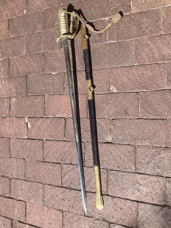 British Naval Sword blade by Grieves ( 95 cm )