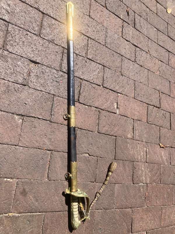 British Naval Sword blade by Grieves ( 95 cm )