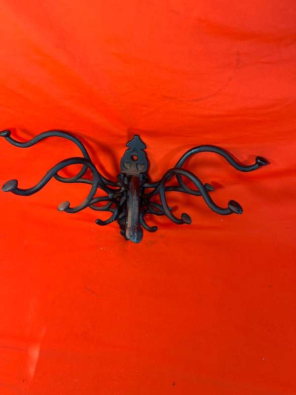 Original Cast Iron Wall Coat Rack