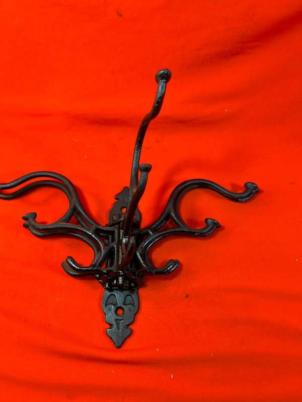 Original Cast Iron Wall Coat Rack