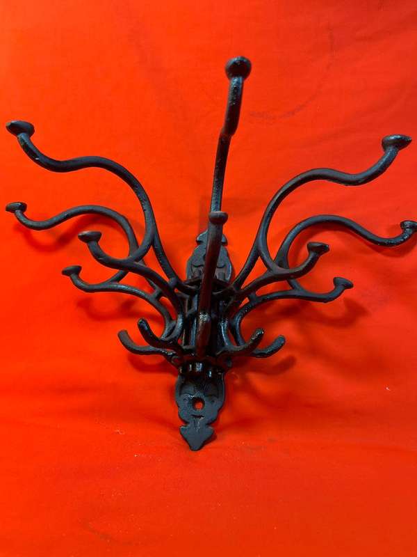 Original Cast Iron Wall Coat Rack