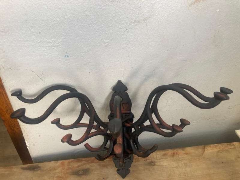 Original Cast Iron Wall Coat Rack
