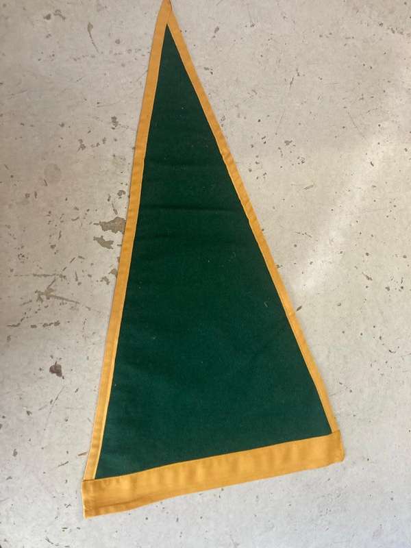 Rugby : Original Sideline Flag , Springbok 1980