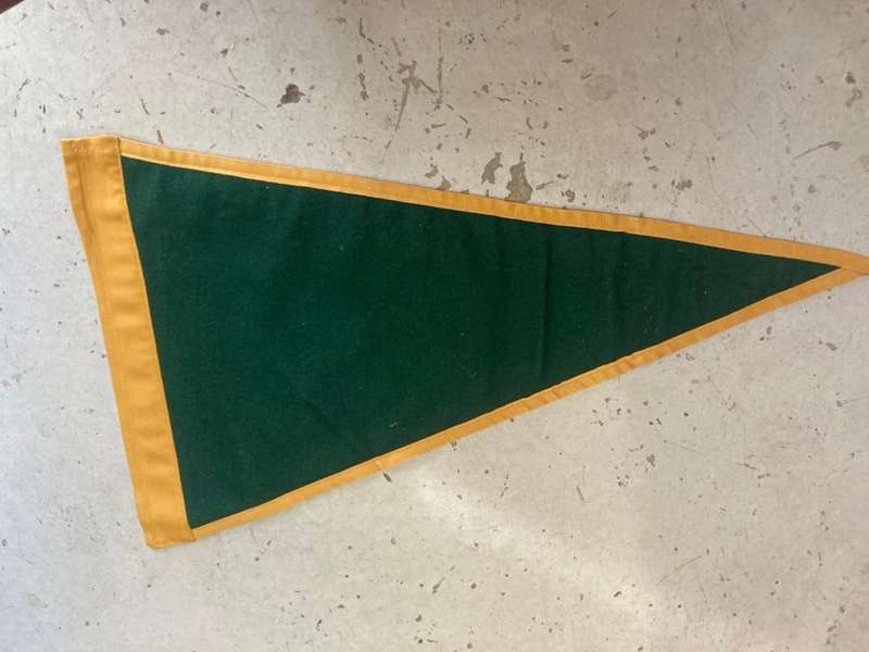 Rugby : Original Sideline Flag , Springbok 1980