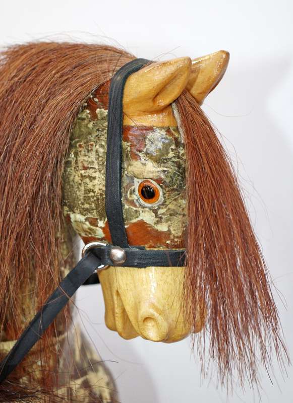 Rare Victorian Lines Bros. Rocking Horse ( 90 x 80 x 40cm )