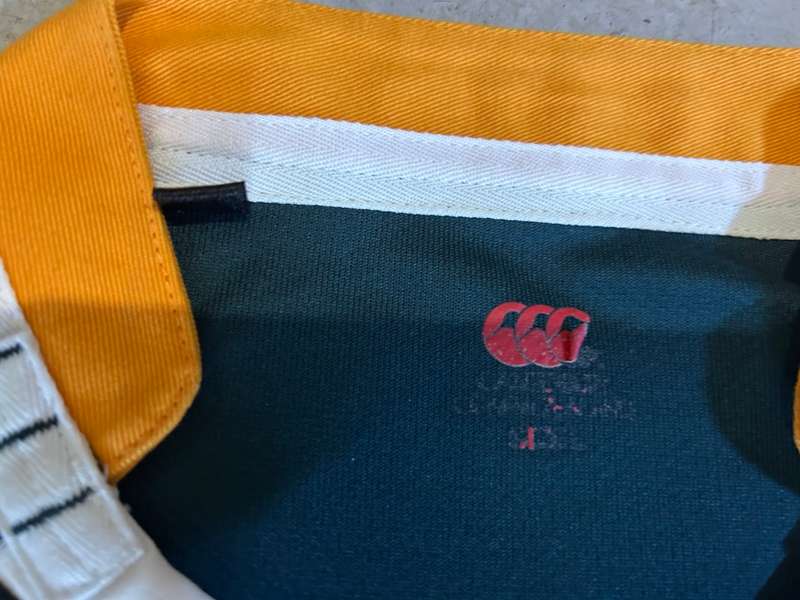 Rugby: Springbok Players Jersey no 7 plus pennant , program