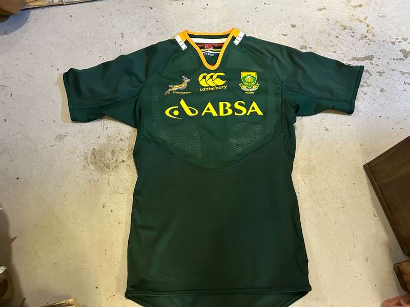 Rugby: Springbok Players Issue Jersey no 12