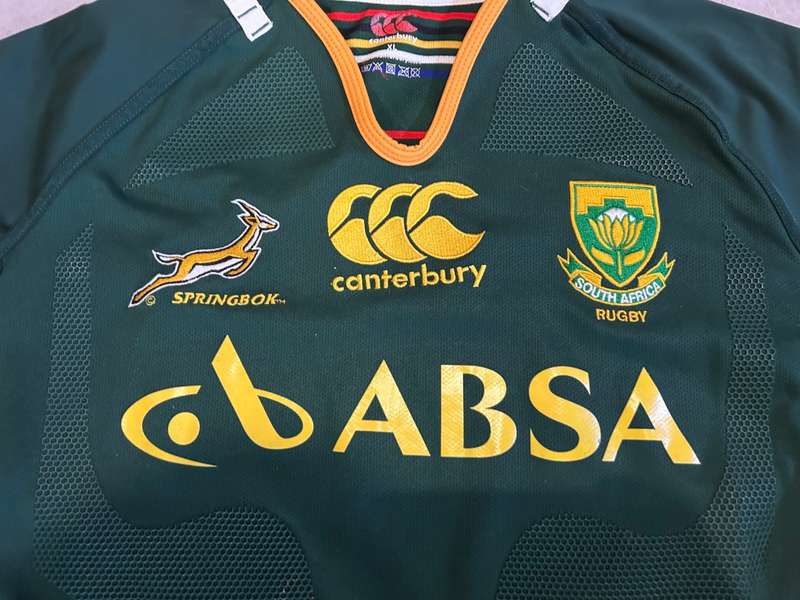 Rugby: Springbok Players Issue Jersey no 12