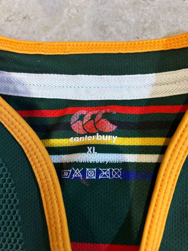 Rugby: Springbok Players Issue Jersey no 12
