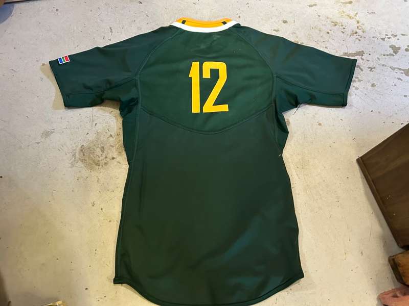 Rugby: Springbok Players Issue Jersey no 12