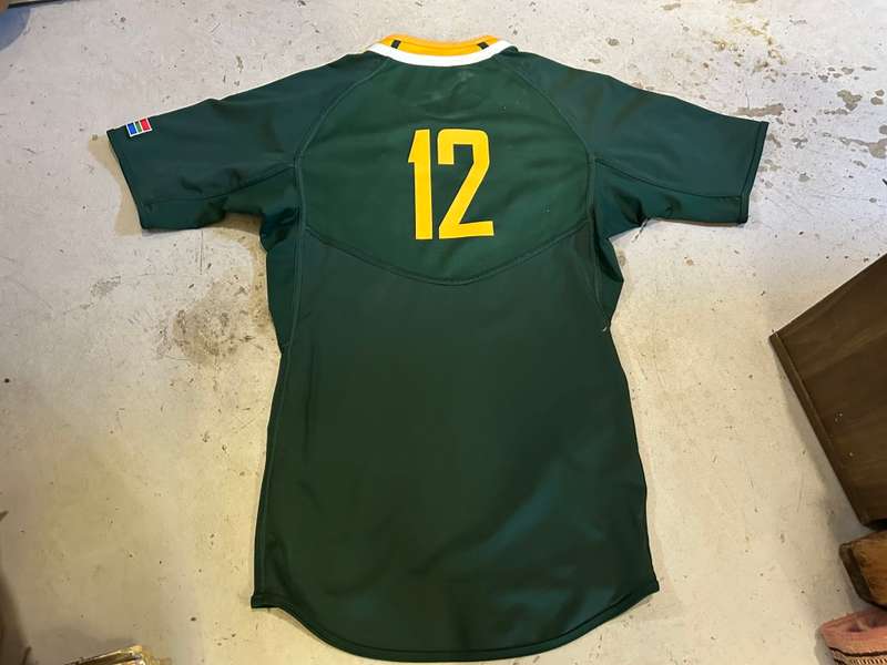 Rugby: Springbok Players Issue Jersey no 12