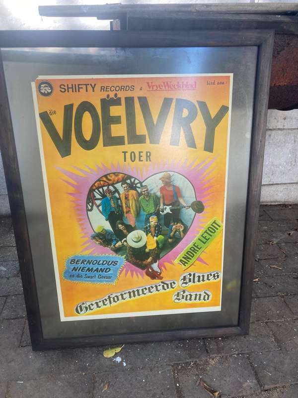 Rare Original Framed Poster of the Voelvry Toer ( 82 x 63 cm )