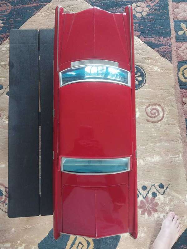 Huge Japanese Nomura 1965 Tinplate Cadillac in good condition ( 64 cm )