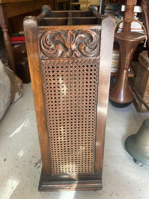 Mahogany Umbrella Stand ( 48 x 30 x 75 cm )