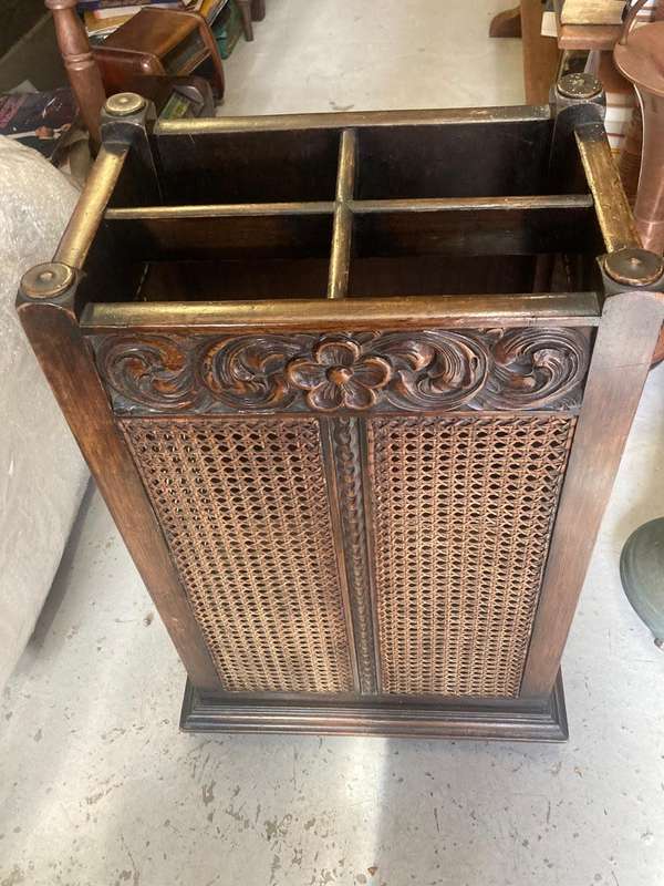Mahogany Umbrella Stand ( 48 x 30 x 75 cm )