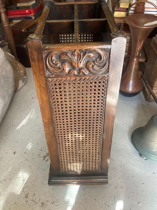 Mahogany Umbrella Stand ( 48 x 30 x 75 cm )