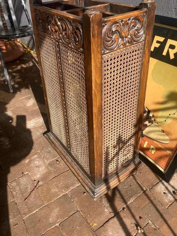 Mahogany Umbrella Stand ( 48 x 30 x 75 cm )