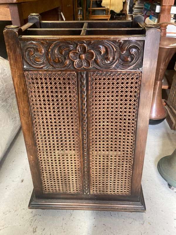 Mahogany Umbrella Stand ( 48 x 30 x 75 cm )