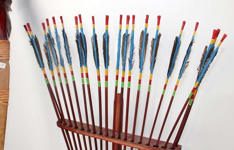 Vintage Decorative Indian Bow and Arrows