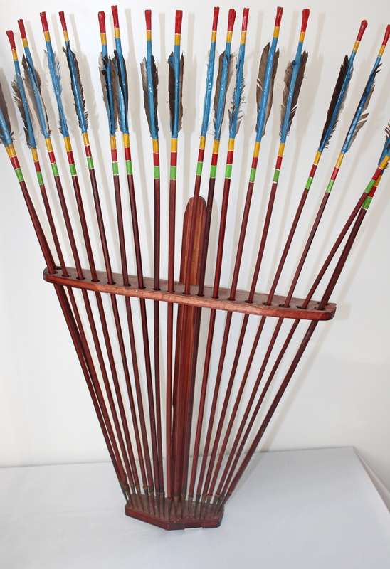 Vintage Decorative Indian Bow and Arrows
