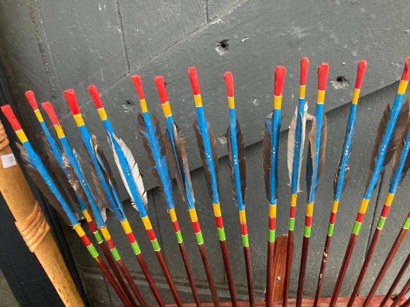 Vintage Decorative Indian Bow and Arrows