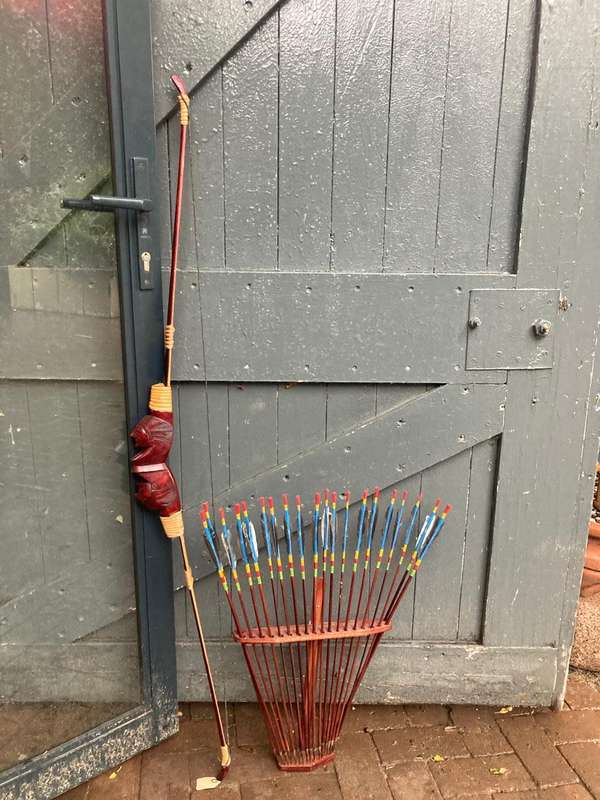 Vintage Decorative Indian Bow and Arrows