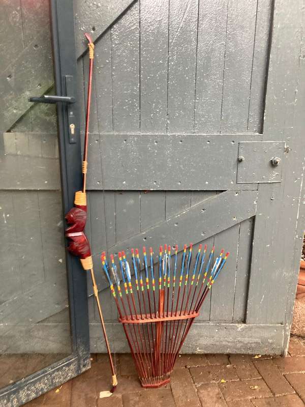 Vintage Decorative Indian Bow and Arrows