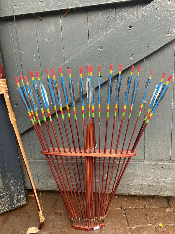 Vintage Decorative Indian Bow and Arrows