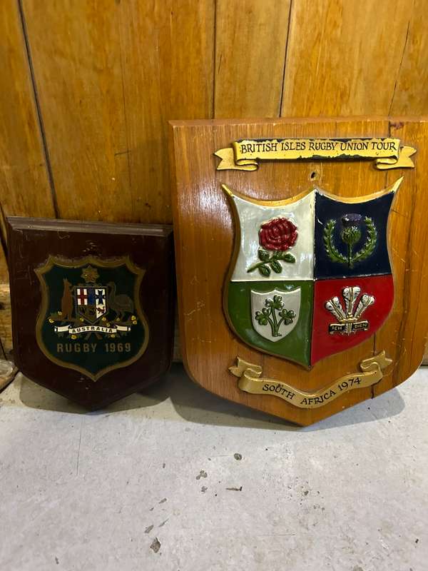 Rugby: Two Vintage Tour Badges, Lions 1974 and Australia 1969