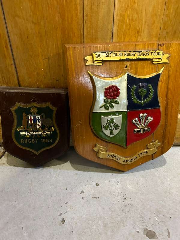Rugby: Two Vintage Tour Badges, Lions 1974 and Australia 1969