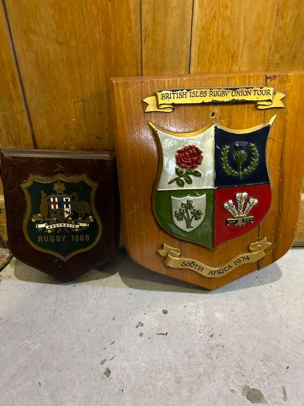 Rugby: Two Vintage Tour Badges, Lions 1974 and Australia 1969