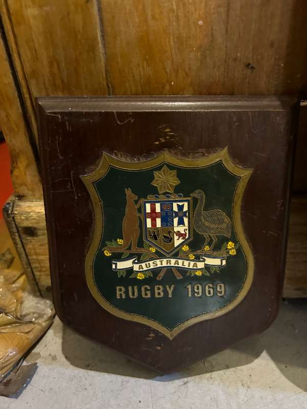 Rugby: Two Vintage Tour Badges, Lions 1974 and Australia 1969