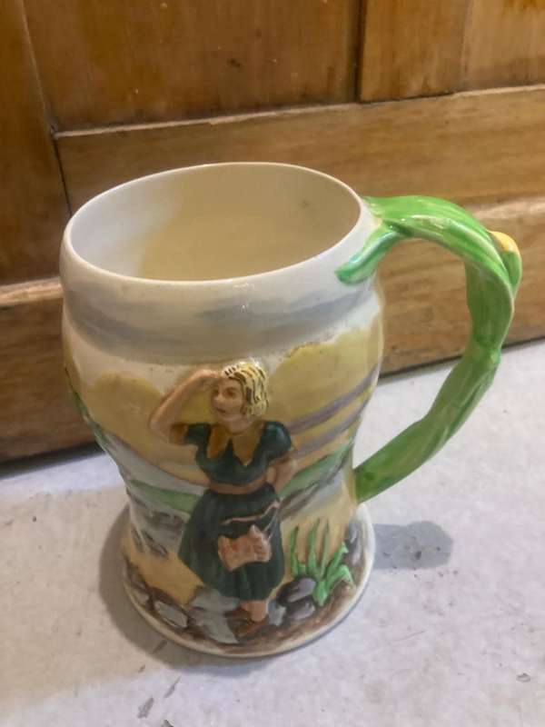 Africana: Sarie Marais Crown Devon Musical Jug , Working, 1936