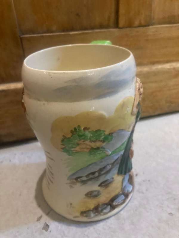Africana: Sarie Marais Crown Devon Musical Jug , Working, 1936