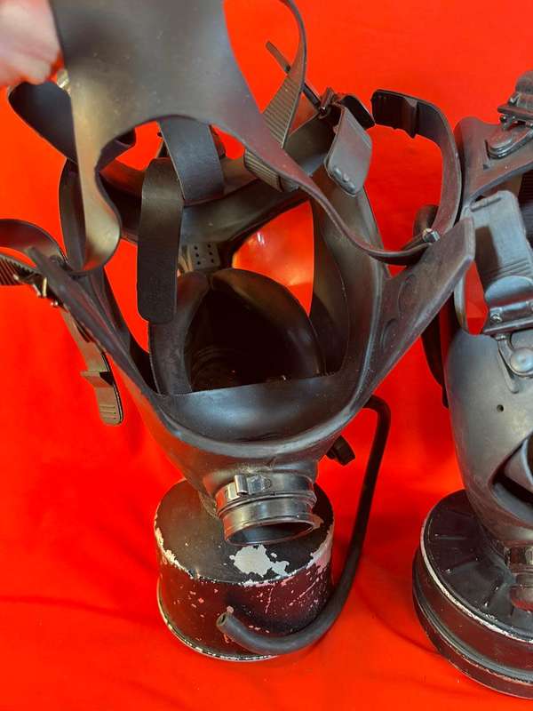 Pair of WW11 Gasmasks