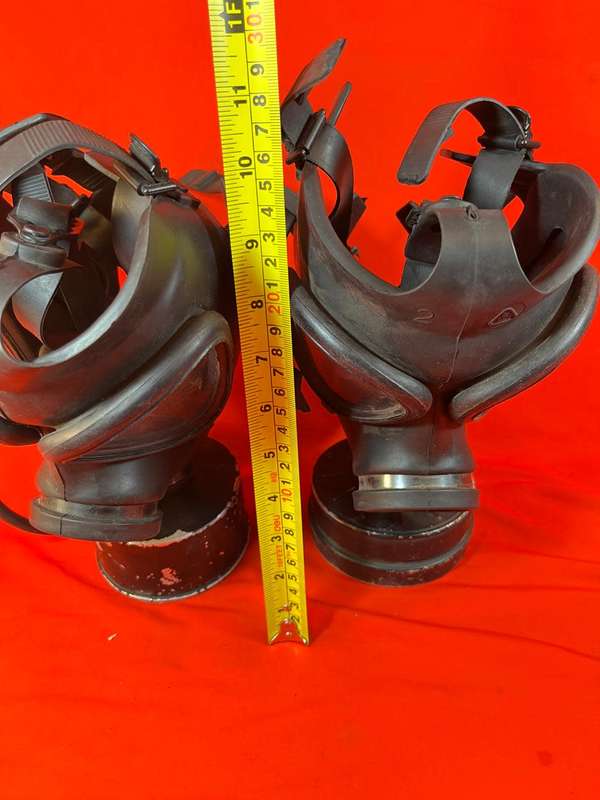 Pair of WW11 Gasmasks