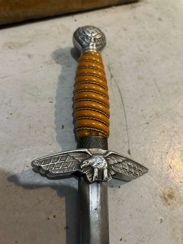 German WW11 Luftwaffe Dagger( Denazified with Eickhorn blade)