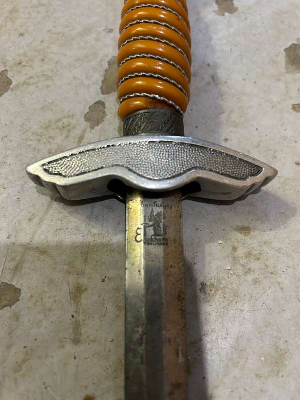 German WW11 Luftwaffe Dagger( Denazified with Eickhorn blade)