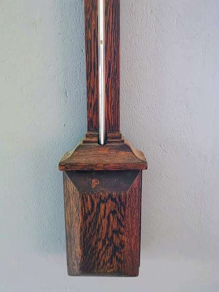 Victorian Mahogany Stick Barometer (95 cm )