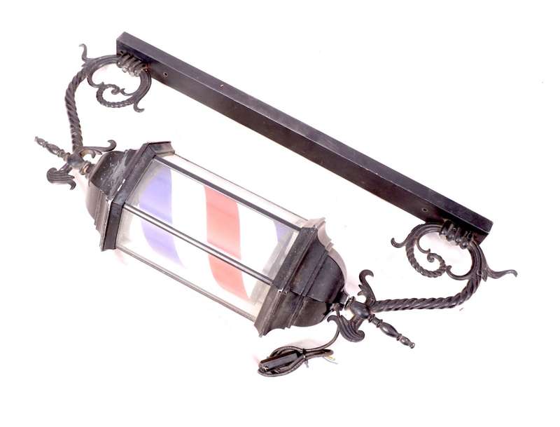 Vintage Style Barbershop Pole ( 95 cm ) Working