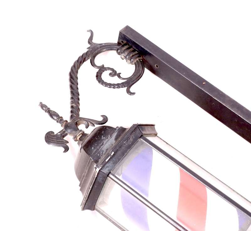 Vintage Style Barbershop Pole ( 95 cm ) Working