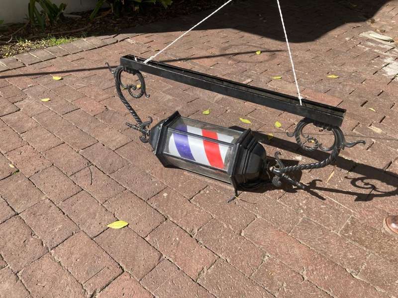 Vintage Style Barbershop Pole ( 95 cm ) Working