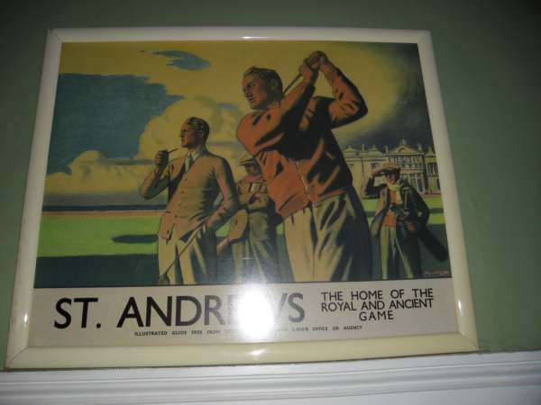 ST ANDREWS FRAMED POSTER